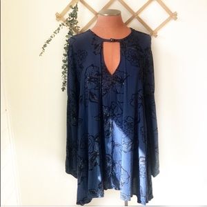 Free People Swing Tunic Balloon Sleeve Dress